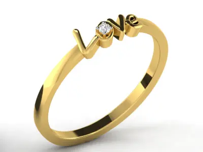  Engagement ring 55 light weight3dm cad files  part 05 3D print model purchase