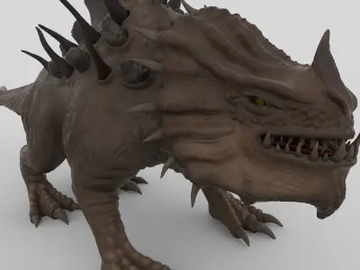 Sand dragon 3D model