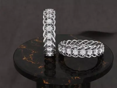 complex ring 3D print model purchase