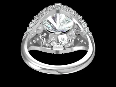 Wedding Ring  3D print model 221