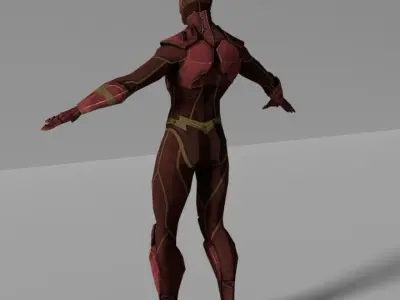 Flash Free low-poly 3D model