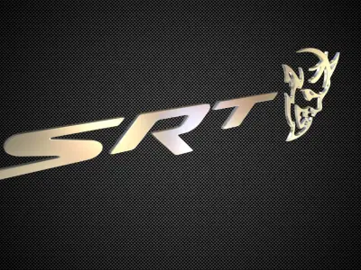 srt logo 3D model