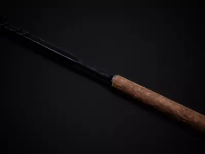 Turkish Mace Low-poly 3D model
