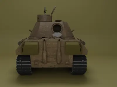 Panther V Tank 3D model