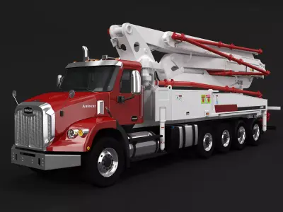 Autocar DC-64 Concrete Pump 3D model