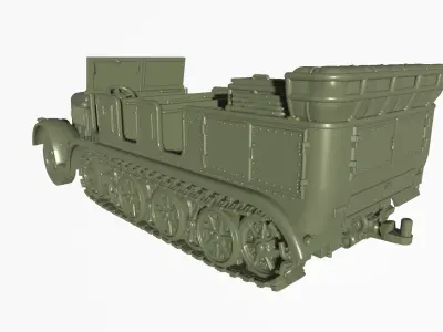 Sd Kfz 7 - Mittlerer Zugkraftwagen 8t 3D print model