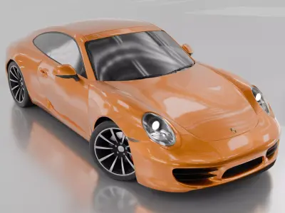 Porsche 911 Carrera Car Free 3D model