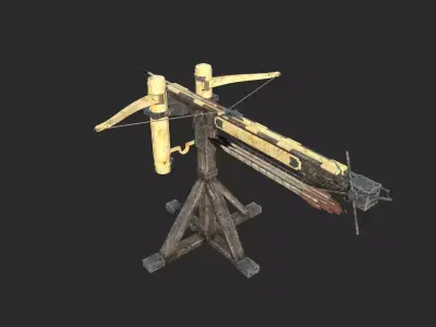 Ancient weapons crossbows 3D model