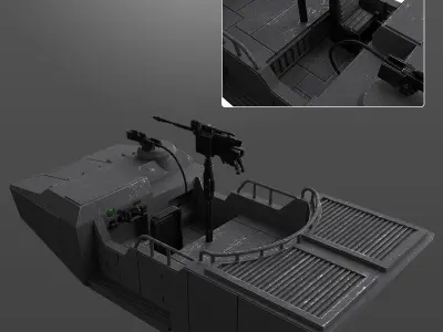 Imperial Armored Speeder One12 Scale 3D Files 3D print model