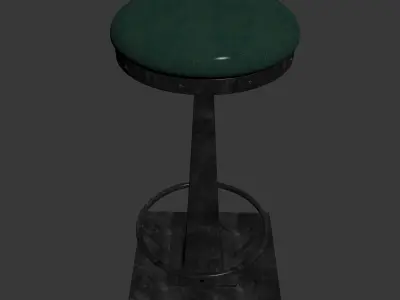 Truman Barstool 3D model