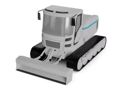 Snow Groomer 3D model purchase