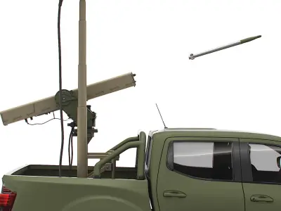 Nissan Navarra Vampire C-UAS 2023 3D model