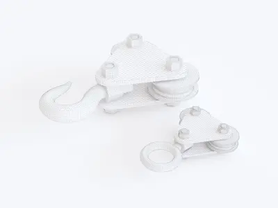 Crane hook 3D model buy