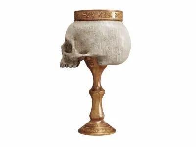 Skull cup 3D model