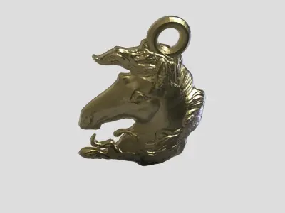 horse  pendant11 3D print model