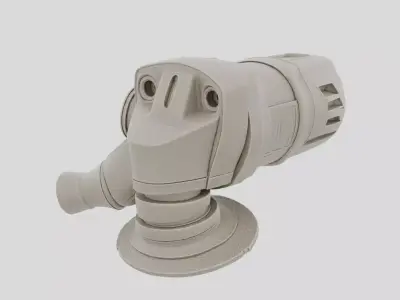 Metal Angle Grinder Tool for 3D print Low-poly 3D model