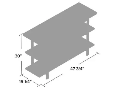 Olinger Console Table 3D model