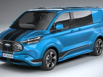 Ford Transit Custom Sport 2024 3D model