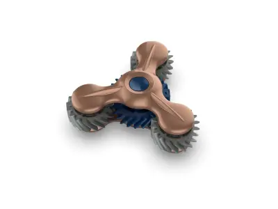 Gear Fidget Spinner 3D print model