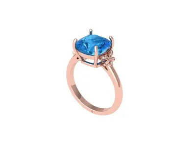 Wedding Ring  3D print model 359
