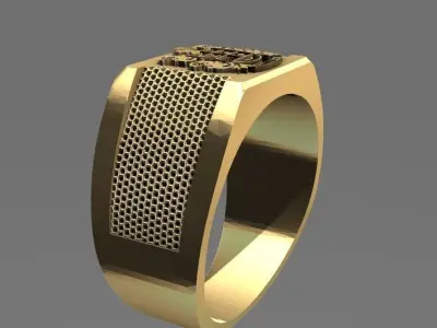 ANILLO DE EJERCITO NACIONAL COLOMBIA  3D model