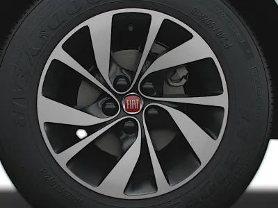 Fiat Ulysse 2022 wheel 3D model