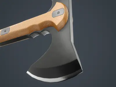 Trench Hawk by Cold Steel Low-poly 3D model