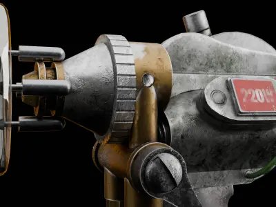 Ray Gun Low-poly 3D model purchase