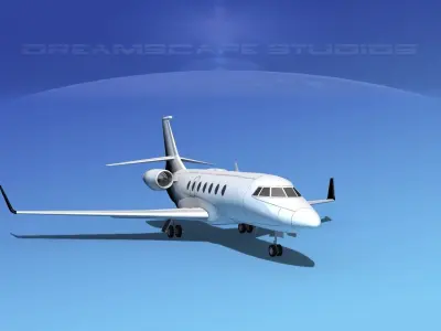 Dassault Falcon 2000 V11 3D model purchase
