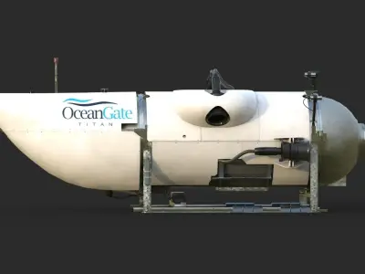 OceanGate Titan submarine 3D model
