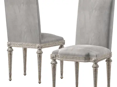 theodore alexander fontenay chair 3D model