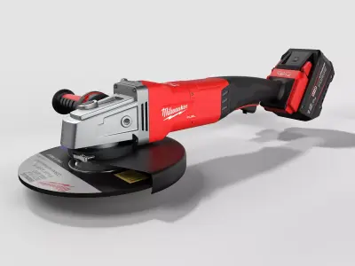 MILWAUKEE 230mm Angle Grinder 3D model