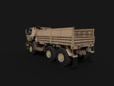  M1083 FMTV 6x6 Medium Tactical Vehicle Low-poly 3D model