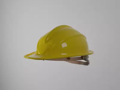 Yellow Safety Helmet 3D model purchase