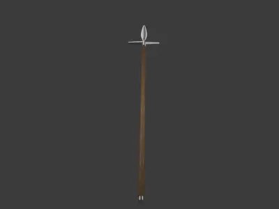 Chyda Khakass Heavy Spear 3D Model Low-poly 3D model