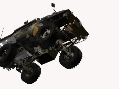 gkn-4x4-sankey-fs-100-simba Low-poly 3D model