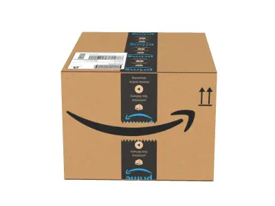 Amazon Box 2G PBR 04 Low-poly 3D model