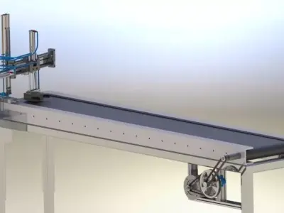 Automated Conveyor Free 3D model