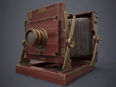 old camera Low-poly 3D model purchase