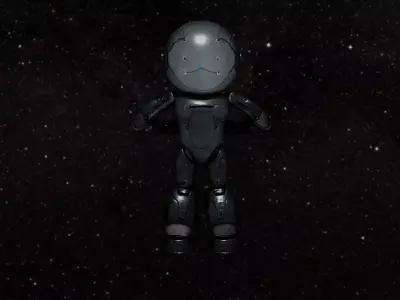 Dark Robot 3D model