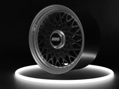 BBS RS 212 Low-poly 3D model