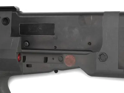 Tavor TS12B Low-poly 3D model