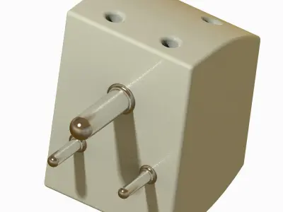 Electrical Plug Socket 3D print model