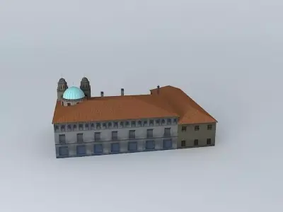 Ancient and great Church 3D model