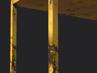 IndustrialPLateform industrial table 3D model