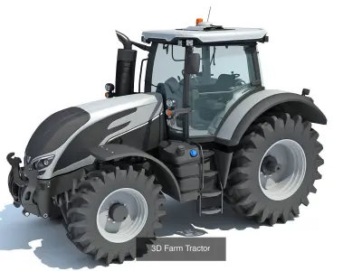 Farm Equipment Collection 3D Model Pack