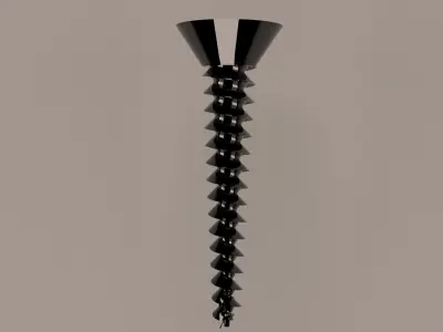 screw 3D model by erdenay