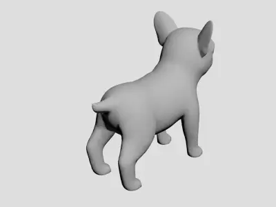 puppy-dog cocept Low-poly 3D model