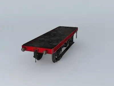 FLAT BED TEMPLATE Free 3D model