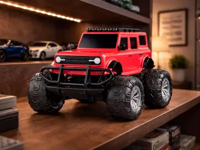 Offroad Monster Truck Vehicle 3D model